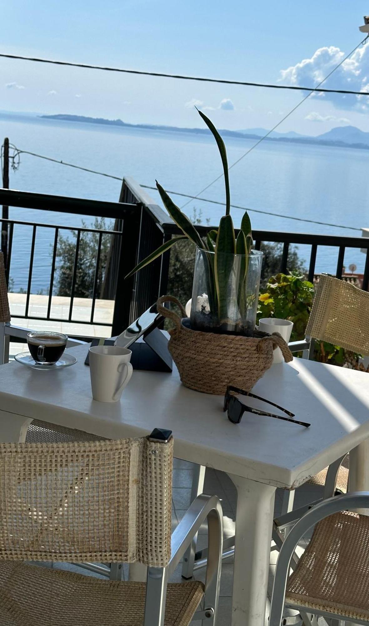 Vladimiros Apartments Barbati Bagian luar foto