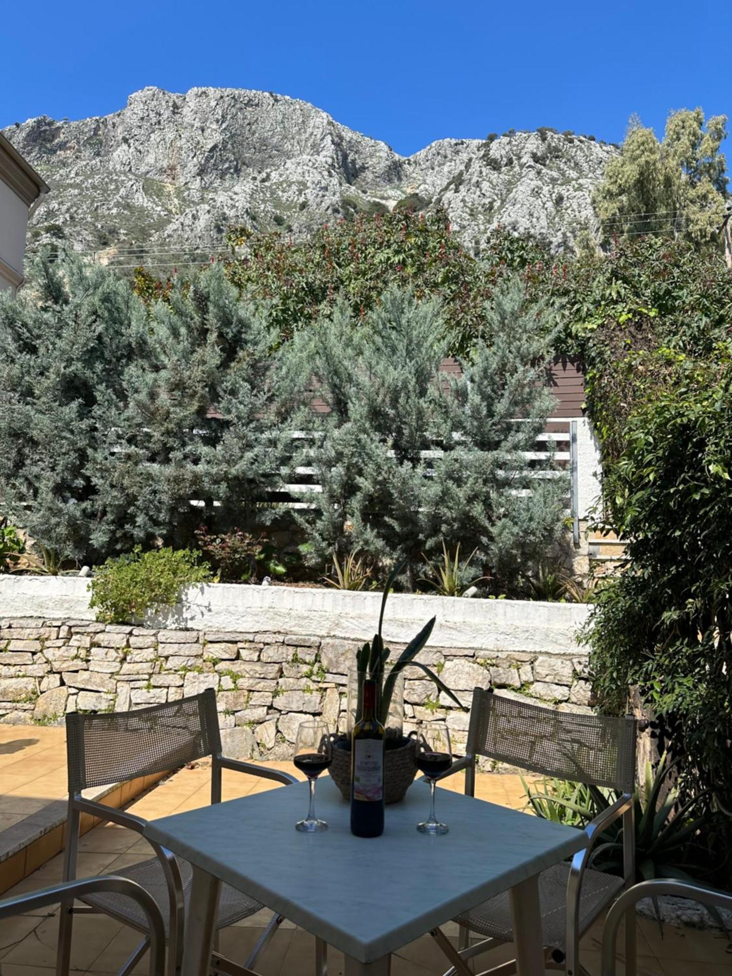 Vladimiros Apartments Barbati Bagian luar foto