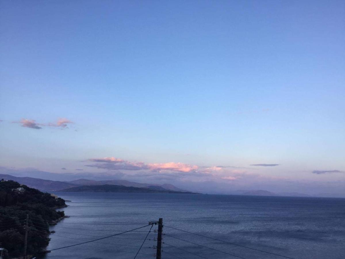 Vladimiros Apartments Barbati Bagian luar foto